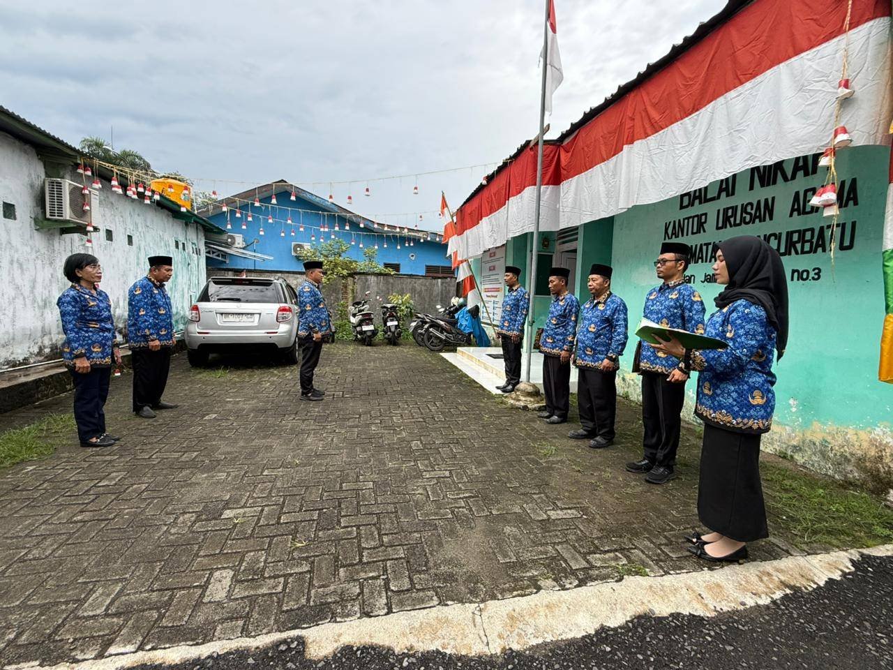 KUA Pancur Batu Laksanakan Upacara Peringatan Hari Kesaktian Pancasila 2025