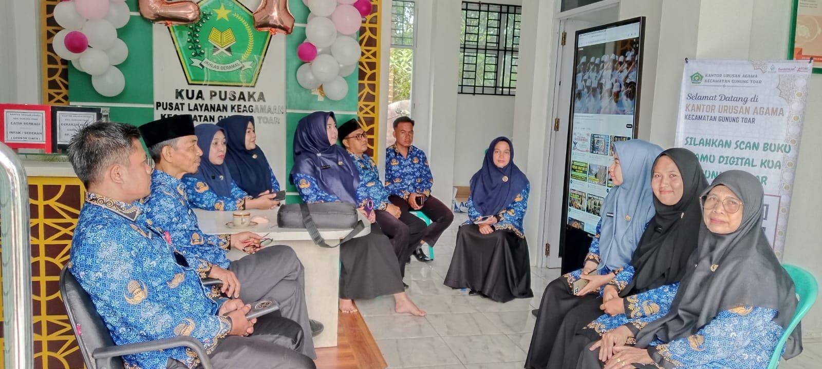 KUA Gunung Toar Ikuti Upacara Hari Kesaktian Pancasila Secara Daring