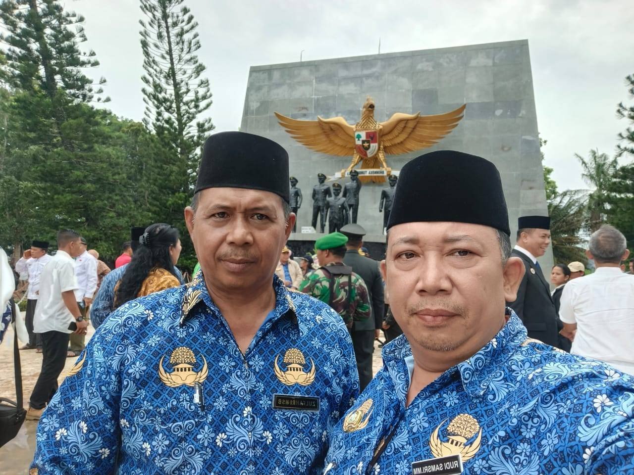 Ka.KUA Gunung Maligas Hadiri dan Ikuti Upacara Hari Kesaktian Pancasila