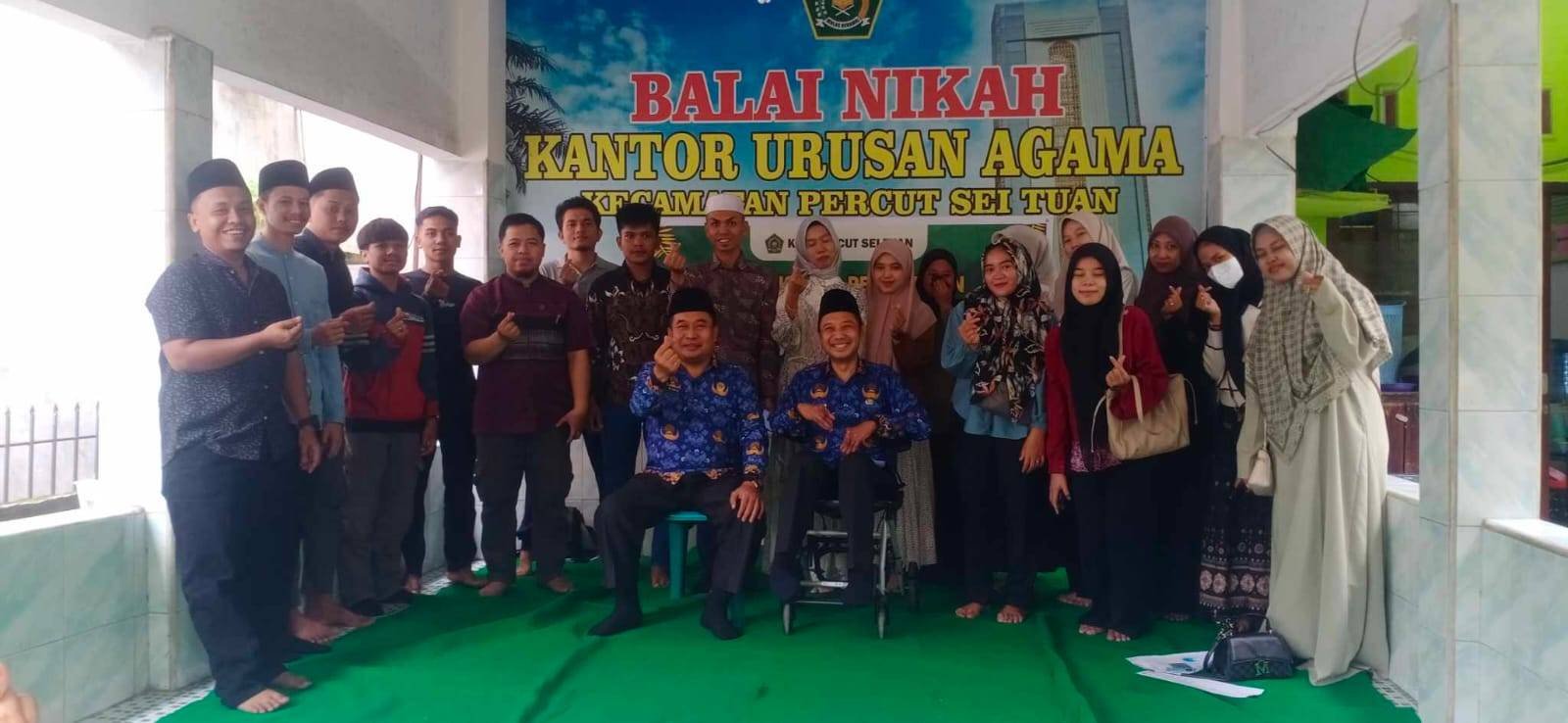 Rutinkan Bimwin, KUA Percut Sei Tuan Harapkan Catin Sadar dan Tanggung Jawab Kehidupan Rumah Tangga