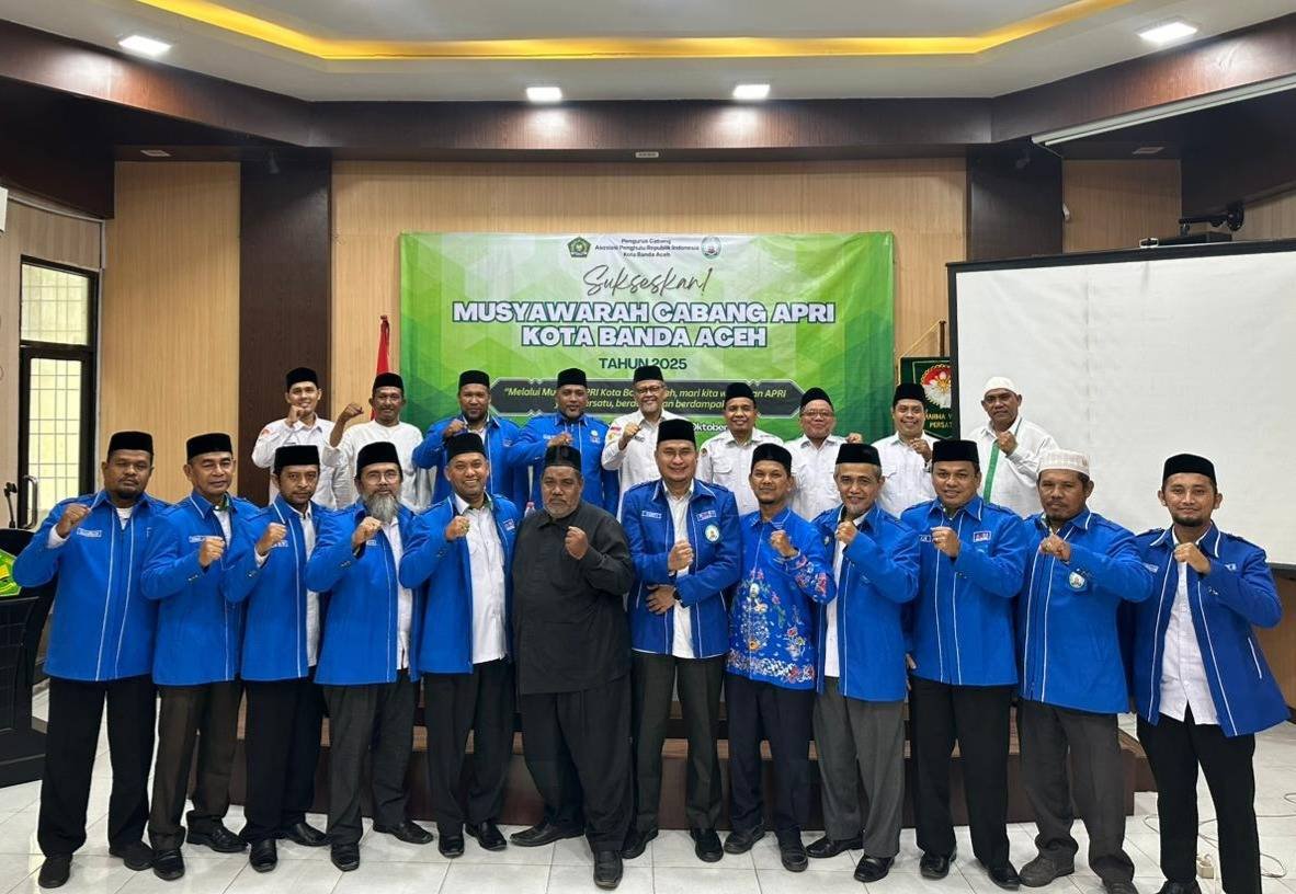 Muscab II APRI Banda Aceh, Saiful Bahri Kembali Terpilih sebagai Ketua Periode 2025–2029