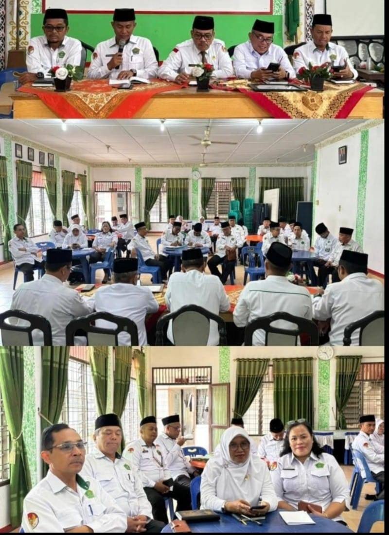 KUA Bosar Maligas ,Hadiri Rakor Bersama Kepala Kantor Kemenag Simalungun dan Jajaran 