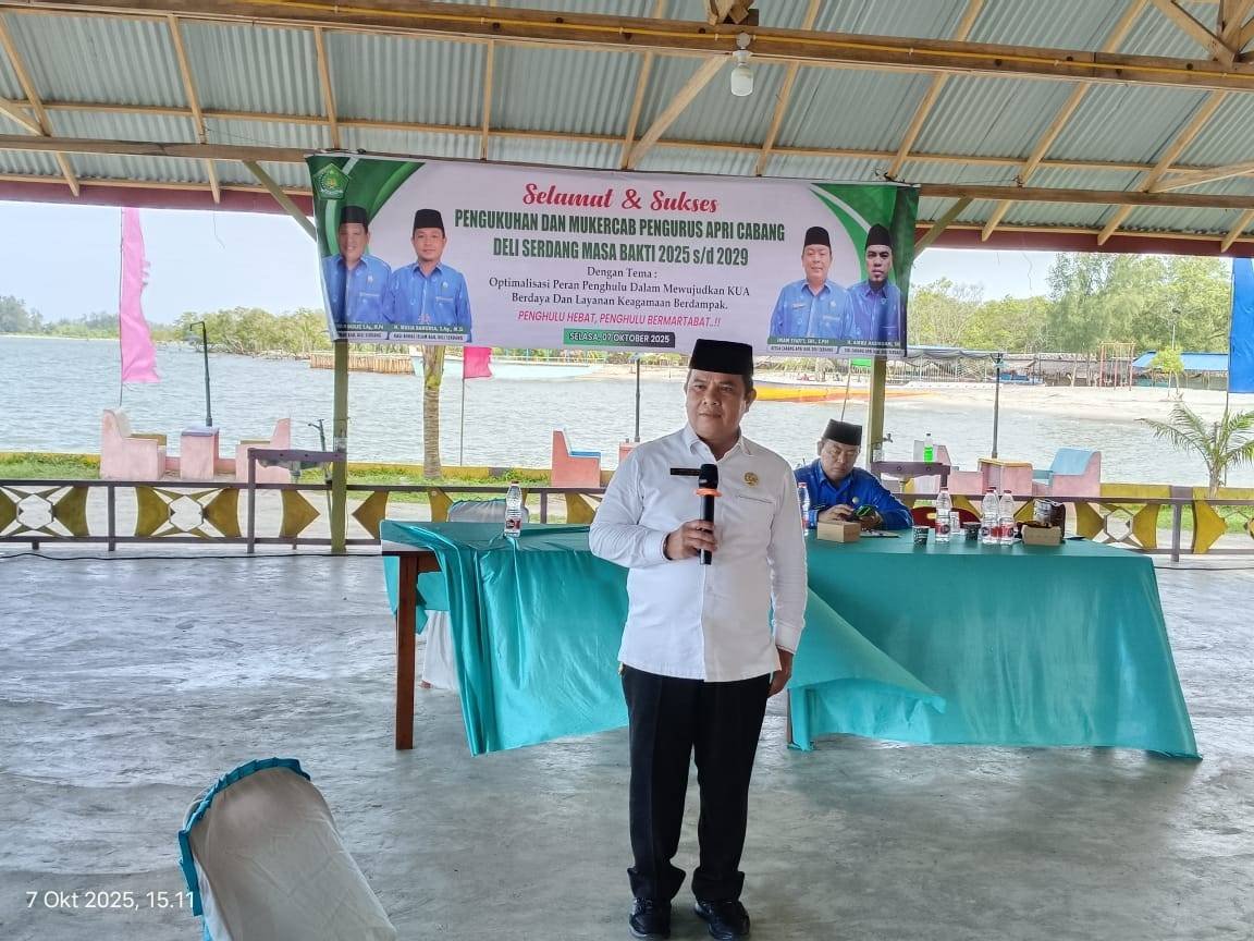 Ketua PW APRI Sumut : Narasumber Peningkatan Kompetensi (Upgrading) PC APRI Deli Serdang