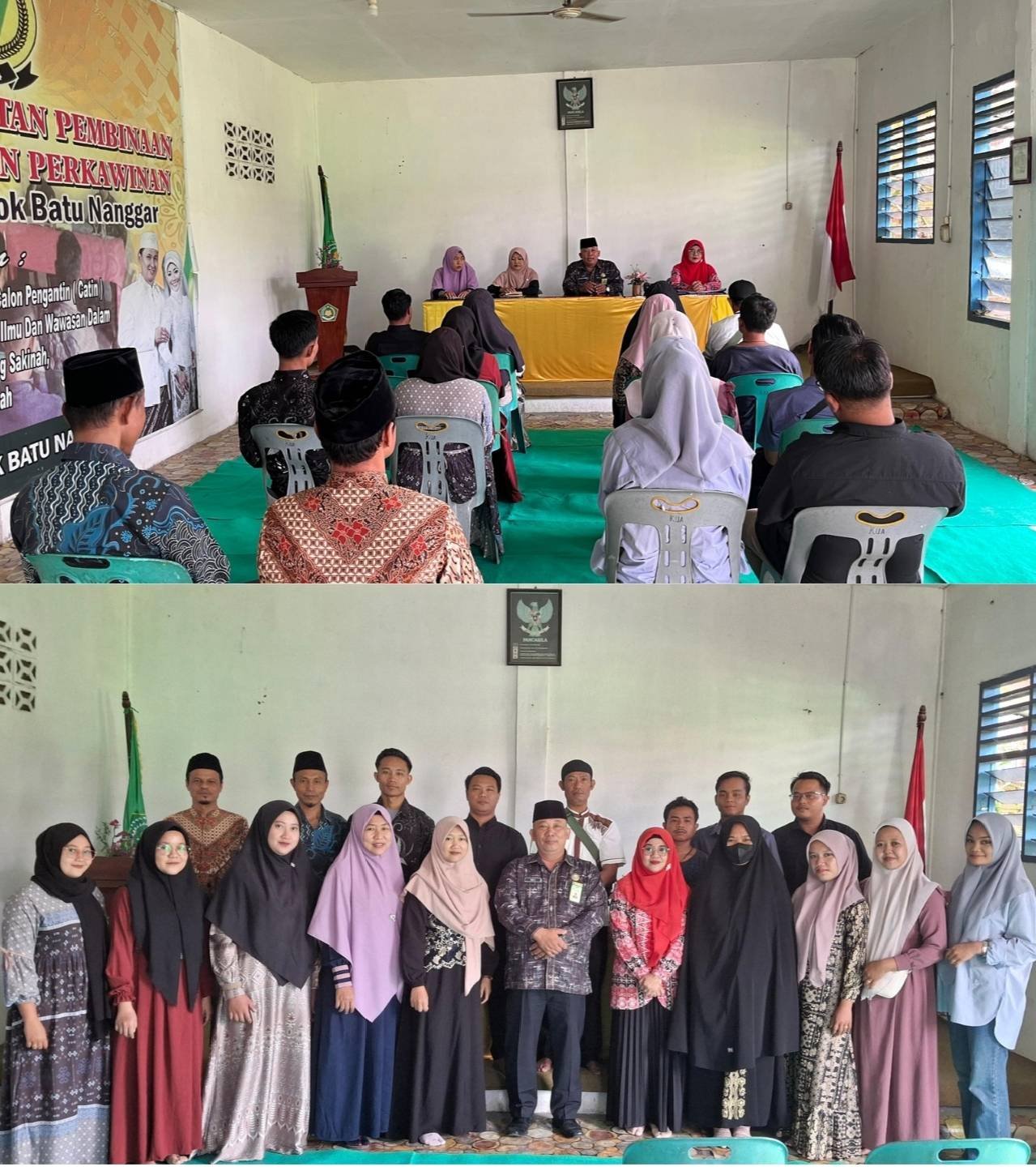 Plt. Ka. KUA Dolok Batunanggar Bersama PAI Laksanakan Bimwin 4 Pilar Rumah Tangga