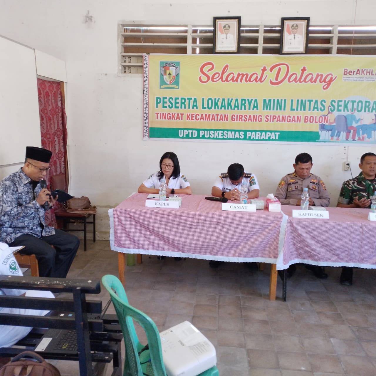 KUA Girsang Sipangan Bolon Hadiri Lokakarya Mini, Sinergi Lintas Sektoral Bahas Capaian Kesehatan