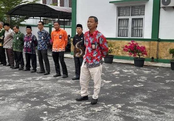 Pimpin Apel Pagi, Kepala KUA Kec. Bengkalis: Tiada Kebahagiaan Tanpa Ketenangan