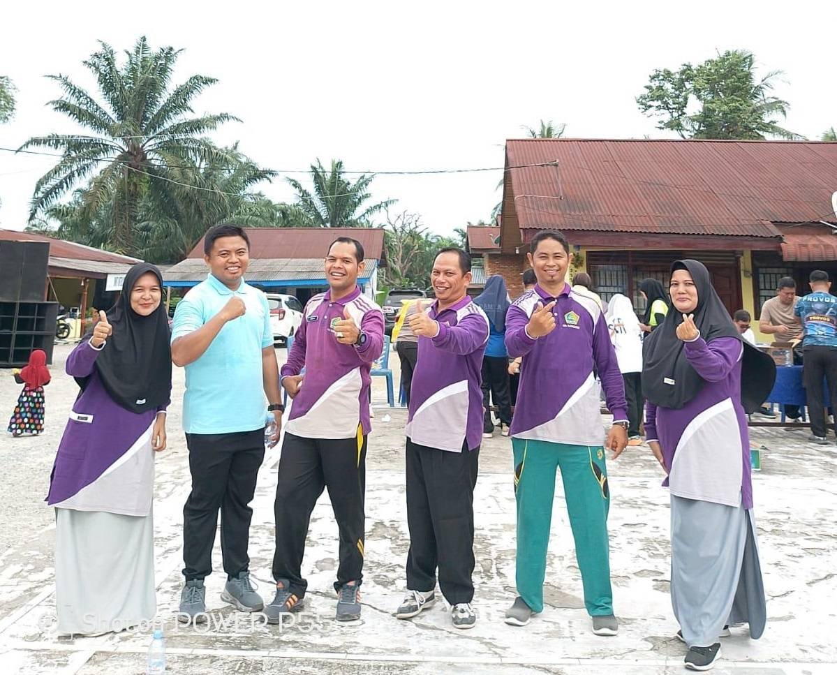 Melalui Senam Sehat, KUA Ujung Batu Dorong Sinergi dan Pelayanan Prima bagi Masyarakat