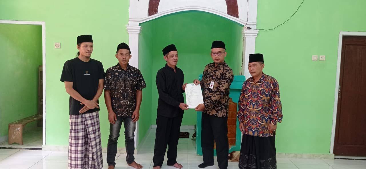 KUA Susukan Gelar Ikrar Wakaf di Masjid Kunir, Banjarnegara: Wujudkan Sinergi dengan NU untuk Pendataan dan Ikrar Wakaf Massal
