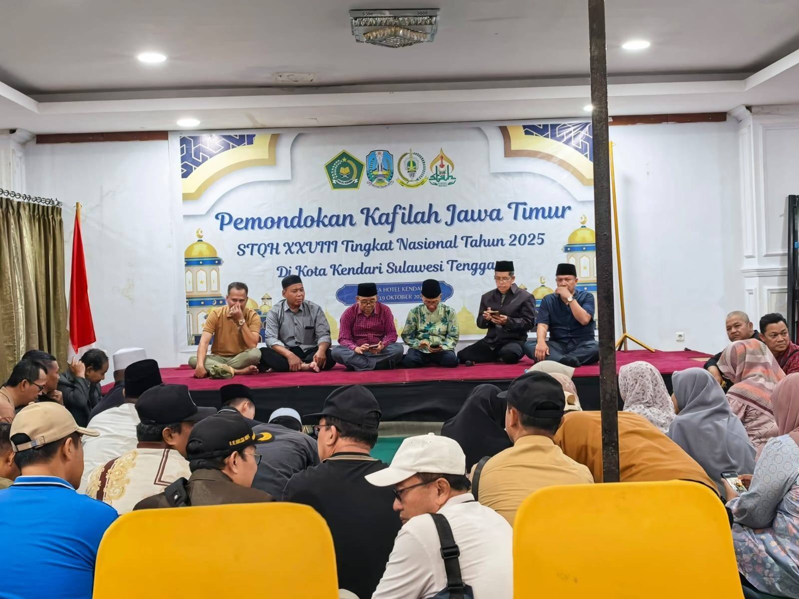 Kakanwil Kemenag Jatim semangati kafilah diajang STQHN Kendari