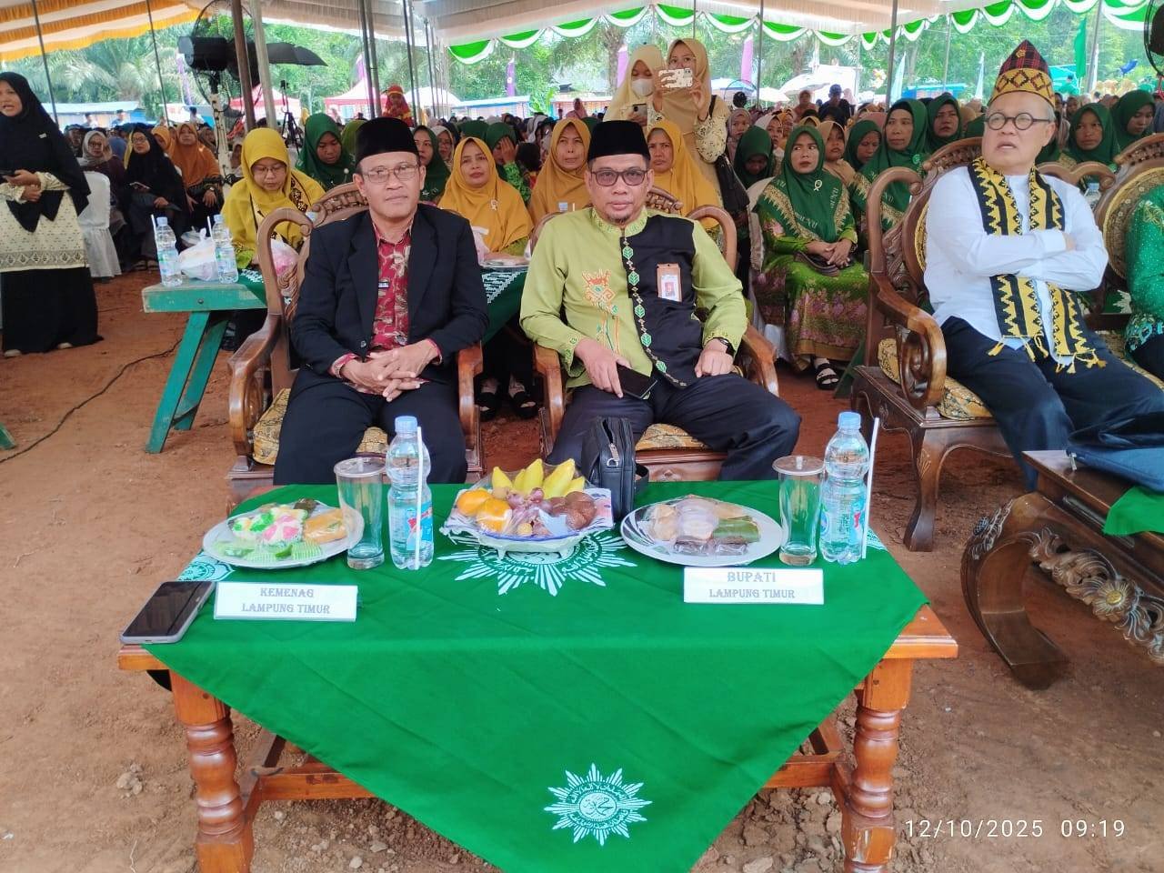 Kepala KUA Braja Selebah Wakili Kemenag Lampung Timur di Pengajian Triwulan Muhammadiyah