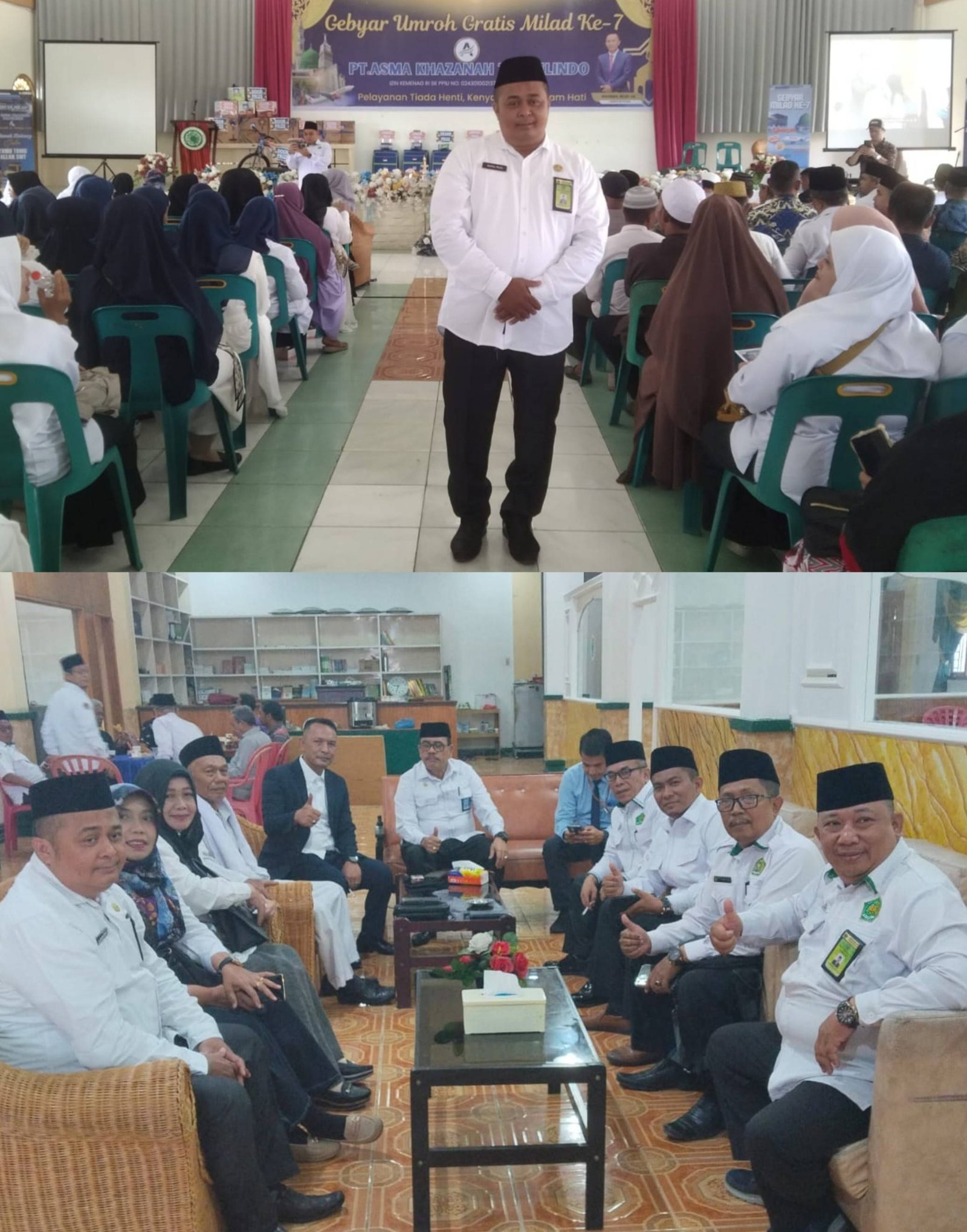 Ka. KUA Bosar Maligas Hadiri Milad ke-7 PT Asma Khazanah Travelindo, Bersinergi dalam Pelayanan Ibadah Haji dan Umrah yang Amanah