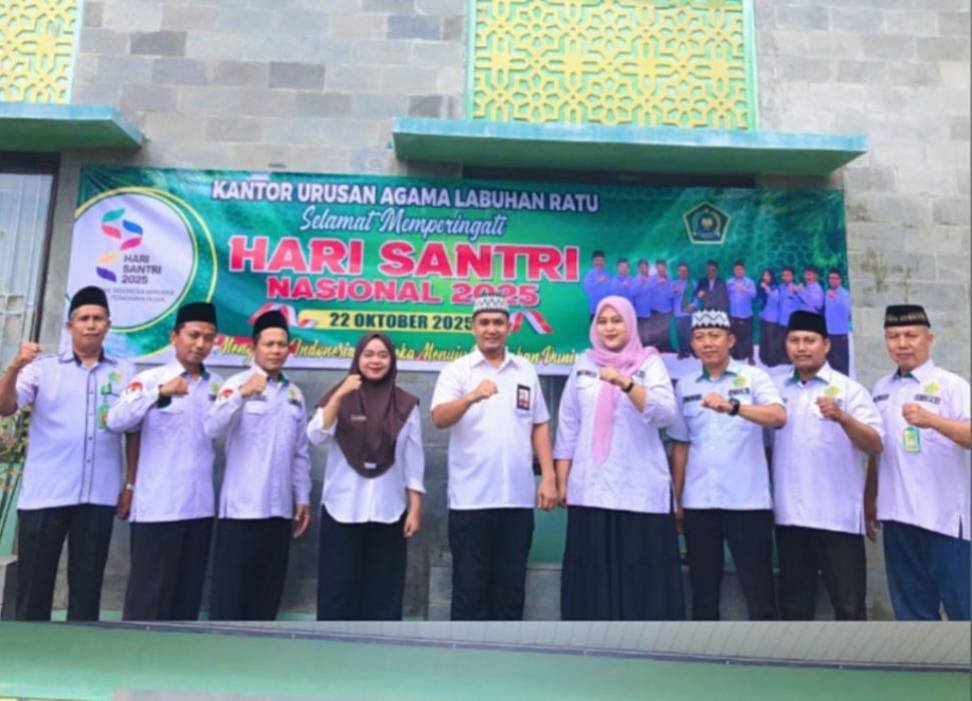 KUA Labuhan Ratu Mantapkan Kesiapan Sambut Hari Santri 2025