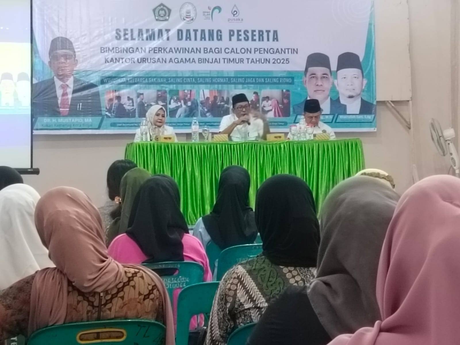 KUA Binjai Timur Gelar Bimbingan Perkawinan bagi Calon Pengantin: Wujudkan Keluarga Sakinah dari Awal Pernikahan