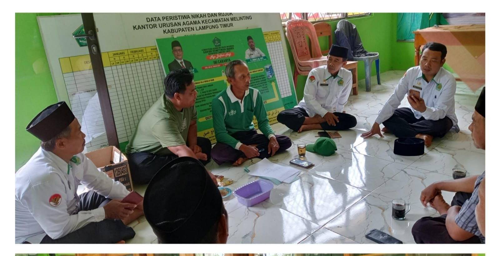 KUA Melinting Mantapkan Sinergi Lintas Ormas untuk Sukseskan Hari Santri 2025