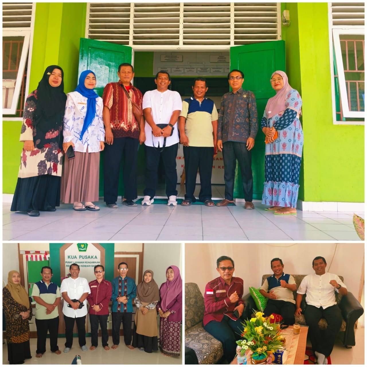 Manfaatkan Momen STQH, Penghulu  Kemenag Papua Barat Kunjungi KUA di Kendari