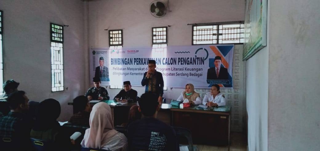 Plt. Kepala KUA Bandar Khalifah Fasilitator Program Literasi Keuangan di Lingkungan Kemenag Sergai 