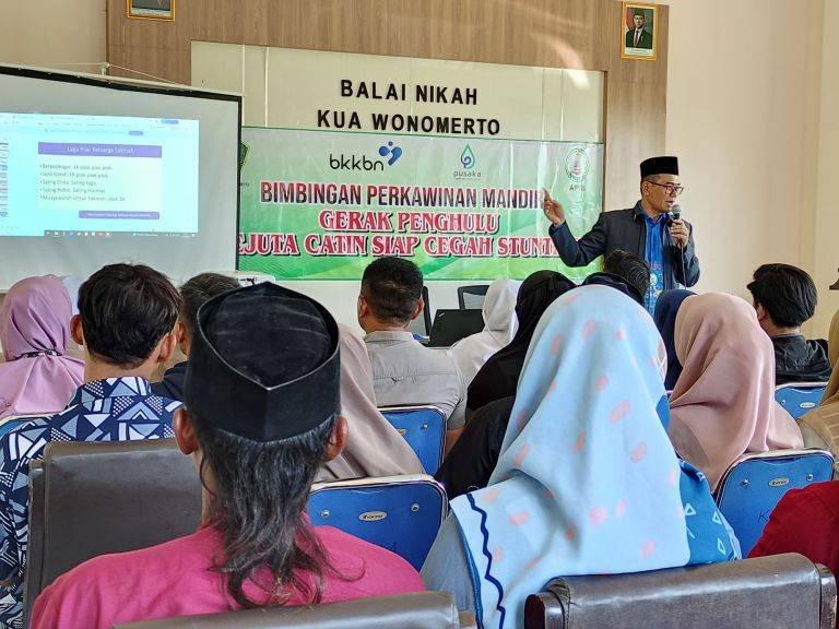 KUA Wonomerto gelar Bimbingan perkawinan angkatan 13 dengan Metode Interaktif