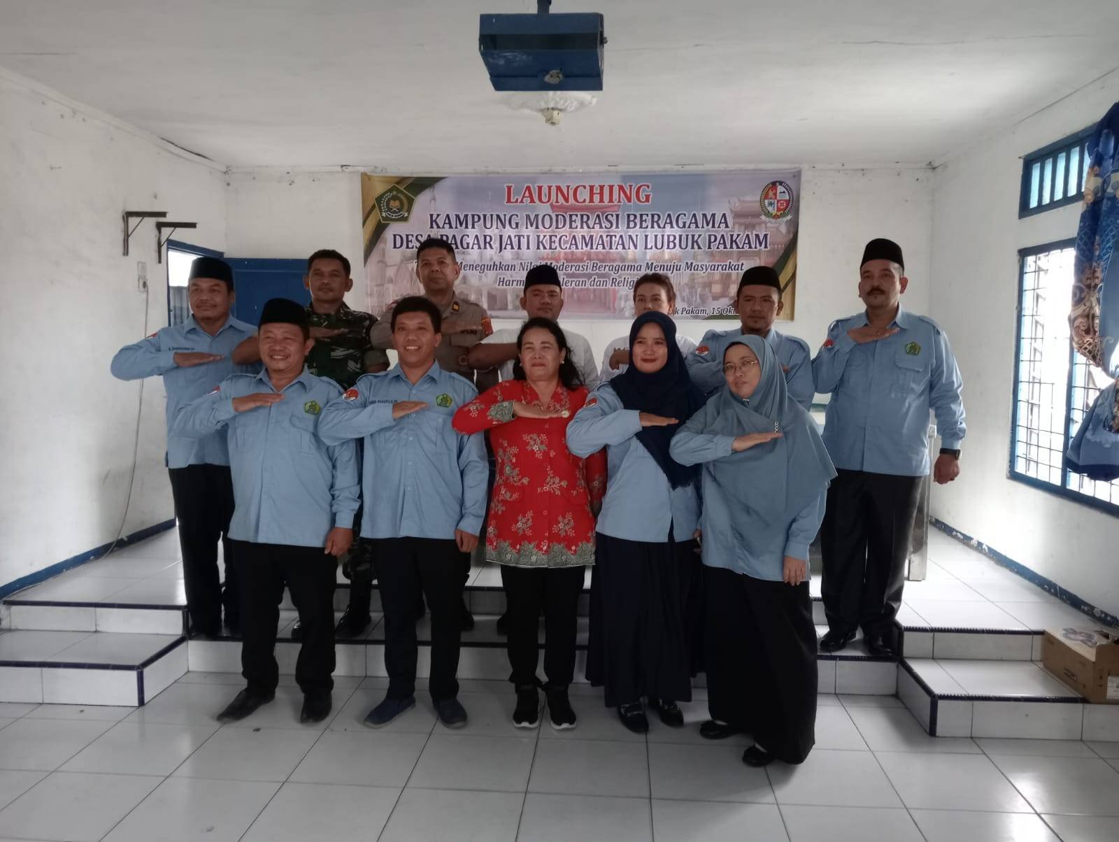 KUA Lubuk Pakam Launching Kampung Moderasi Beragama   