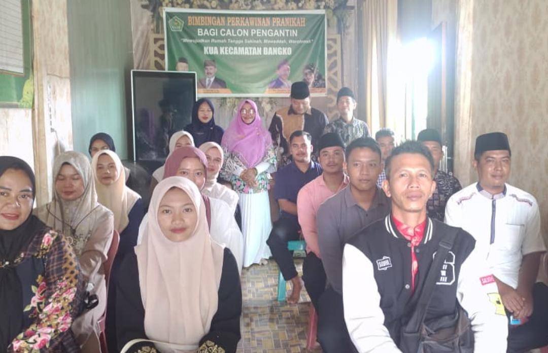 KUA Bangko Gelar Binwin Pra Nikah, Wujudkan Keluarga Sakinah Mawaddah Warahmah