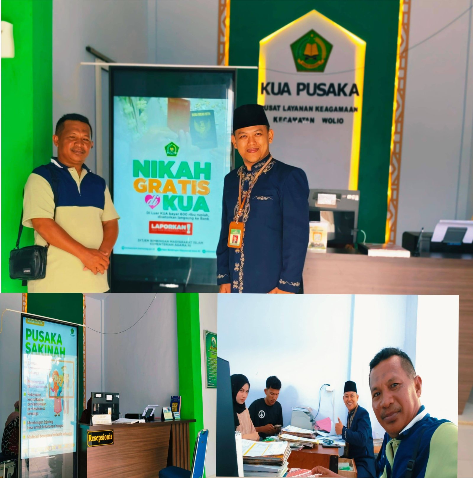 Dari Ujung Timur Indonesia, Penghulu Papua Barat Hangatkan Silaturahmi di KUA Wolio Kota Baubau
