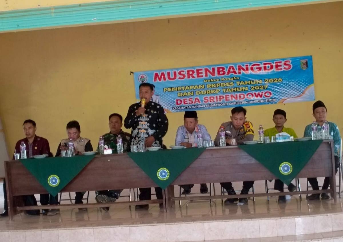 KUA Bandar Sribhawono Dorong Nilai Religius dalam Pembangunan Desa Sripendowo