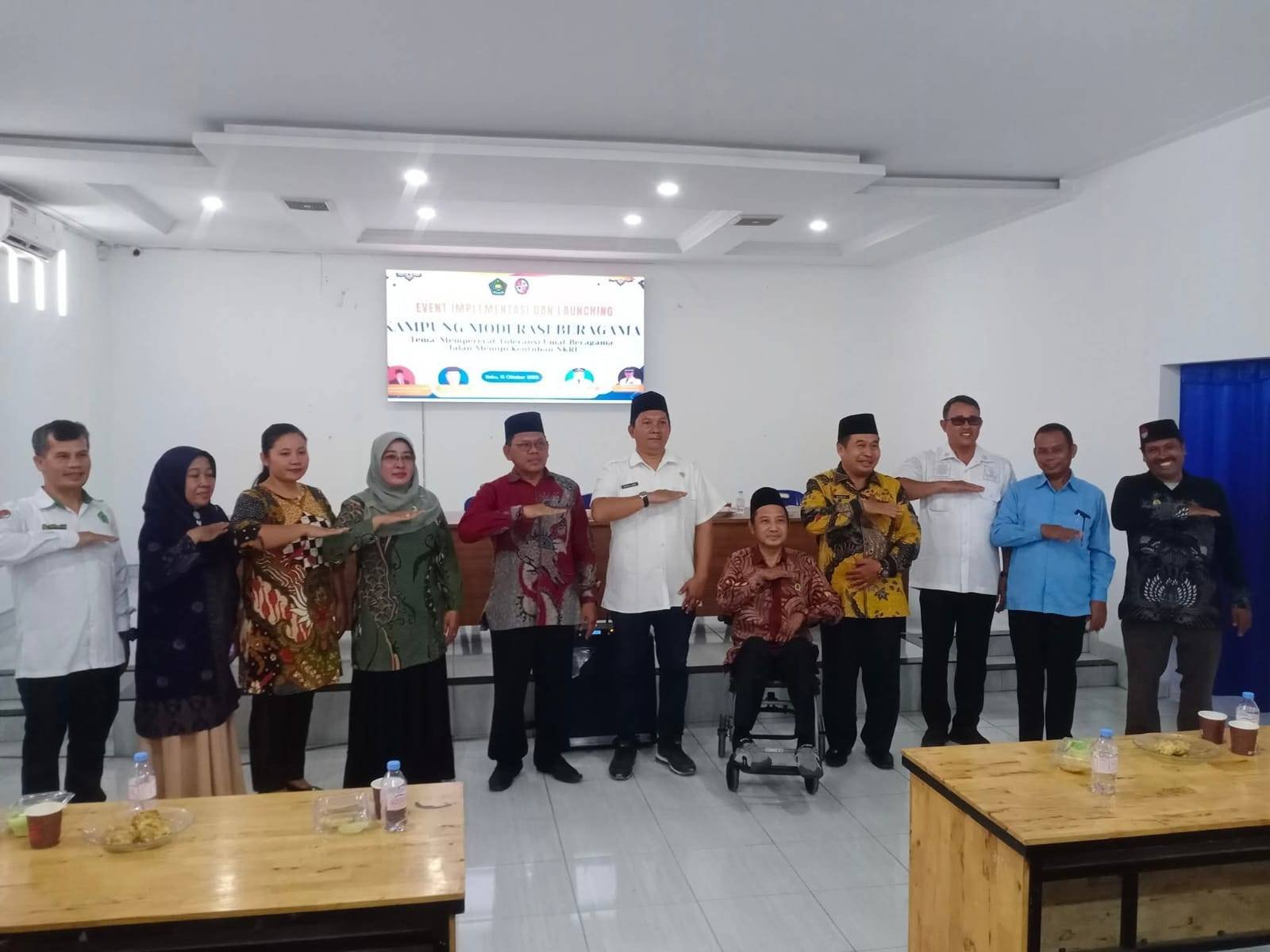 Ka KUA Percut Sei Tuan Hadiri Launching Kampung Moderasi Beragama: Masyarakat Bersatu dalam Kebhinekaan