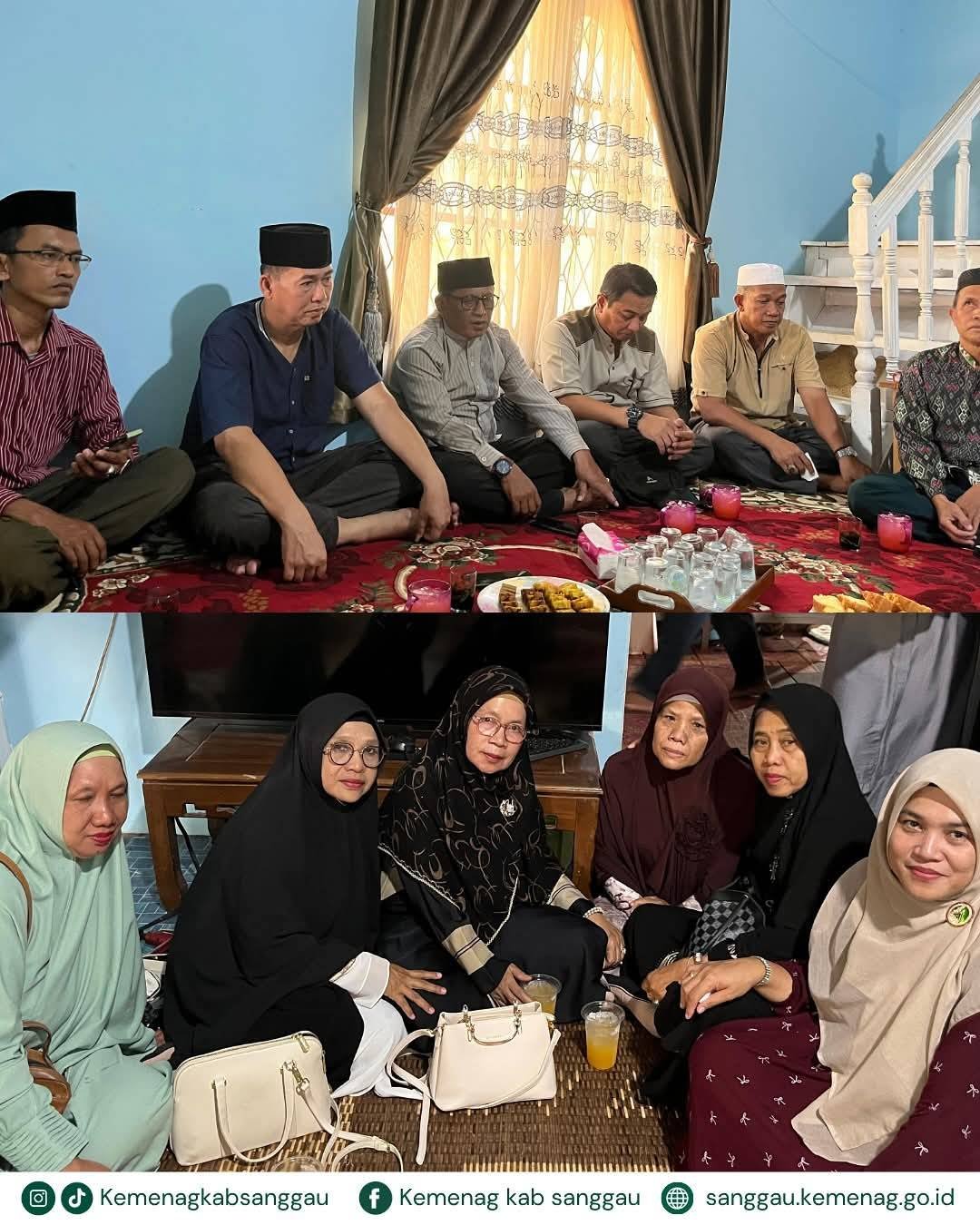 TAKZIYAH KEL BESAR KEMENAG KAB SANGGAU KE KEDIAMAN ALM H. JAMADI BIN H.M.ALI