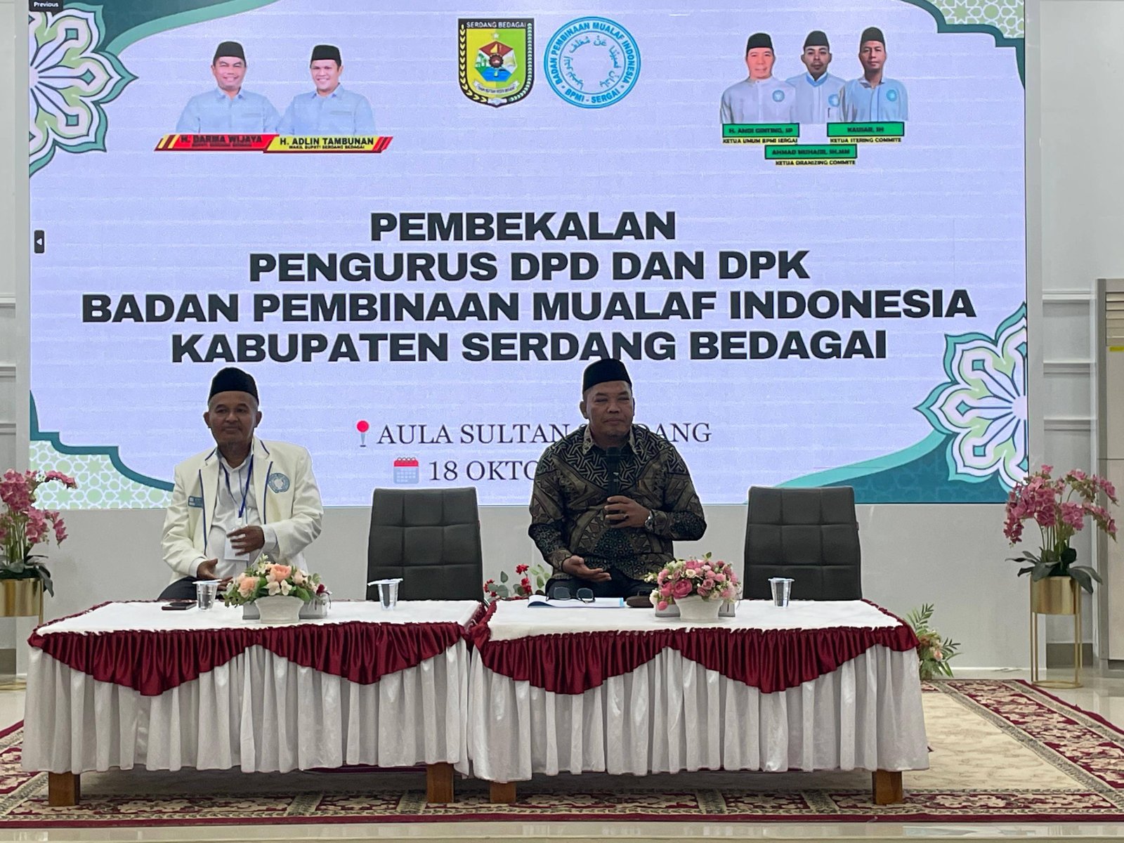 Kepala KUA Pantai Cermin Jadi Narasumber Pembekalan Mualaf