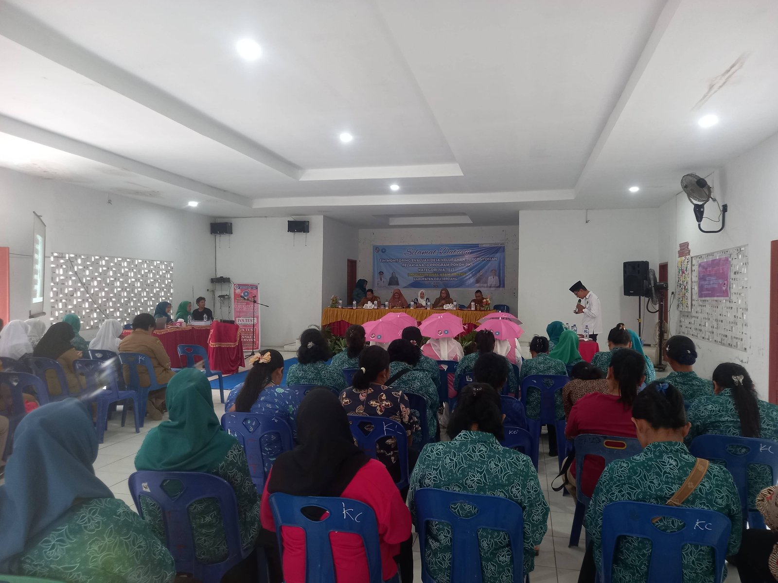 Ka. KUA Biru-Biru Hadiri Monitoring Evaluasi Desa Percontohan 10 Program Pokok PKK Deliserdang