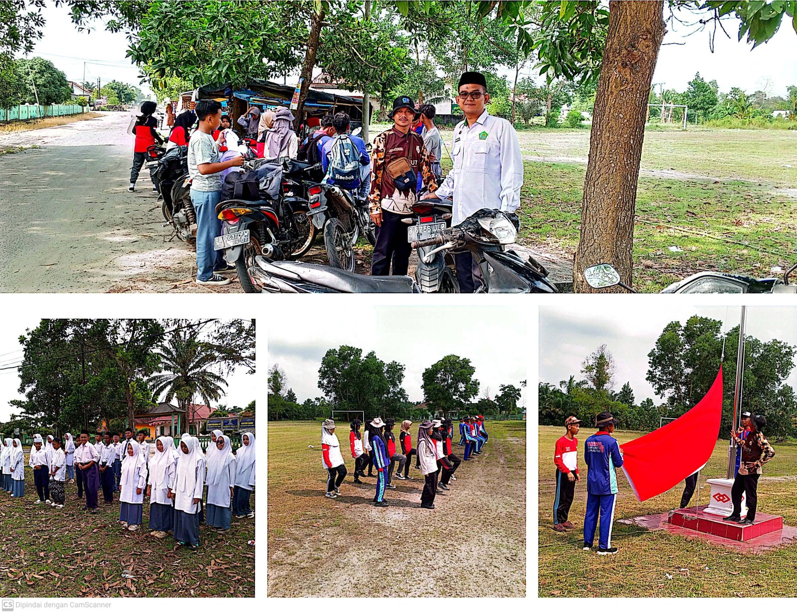 KUA Pasir Sakti Aktif Dampingi Petugas Upacara Jelang Hari Santri Nasional 2025