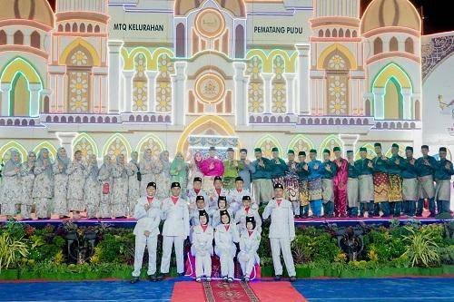 Kepala KUA Kecamatan Mandau Hadiri Pembukaan MTQ ke-XIX Tingkat Kelurahan Pematang Pudu