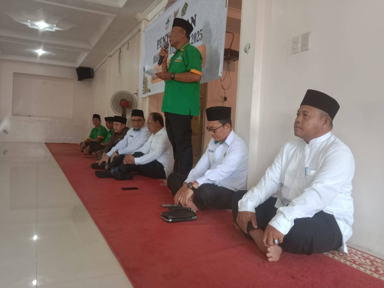 KUA Gunungsitoli Hadiri Acara Pendistibusian DAM Haji 2025 oleh BAZNAS Kota Gunungsitoli