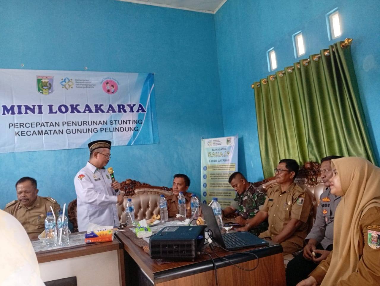 Kepala KUA Gunung Pelindung Jadi Fasilitator dalam Lokakarya Mini Rembuk Stunting di PLKB
