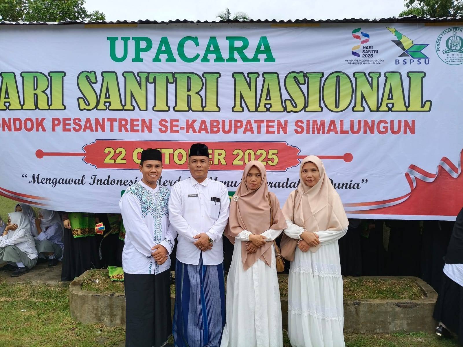 PAI KUA Bosar Maligas Hadiri Upacara Hari Santri Nasional 2025, Momentum Moderasi dan Jaga NKRI