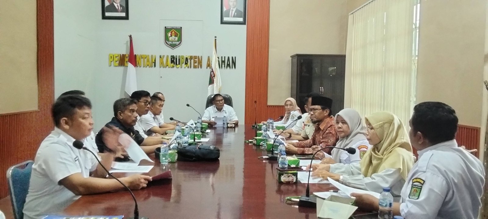 Wakili Kakan Kemenag, Ka KUA Kisaran Barat Hadiri Rapat Persiapan Hari Sumpah Pemuda di Asahan