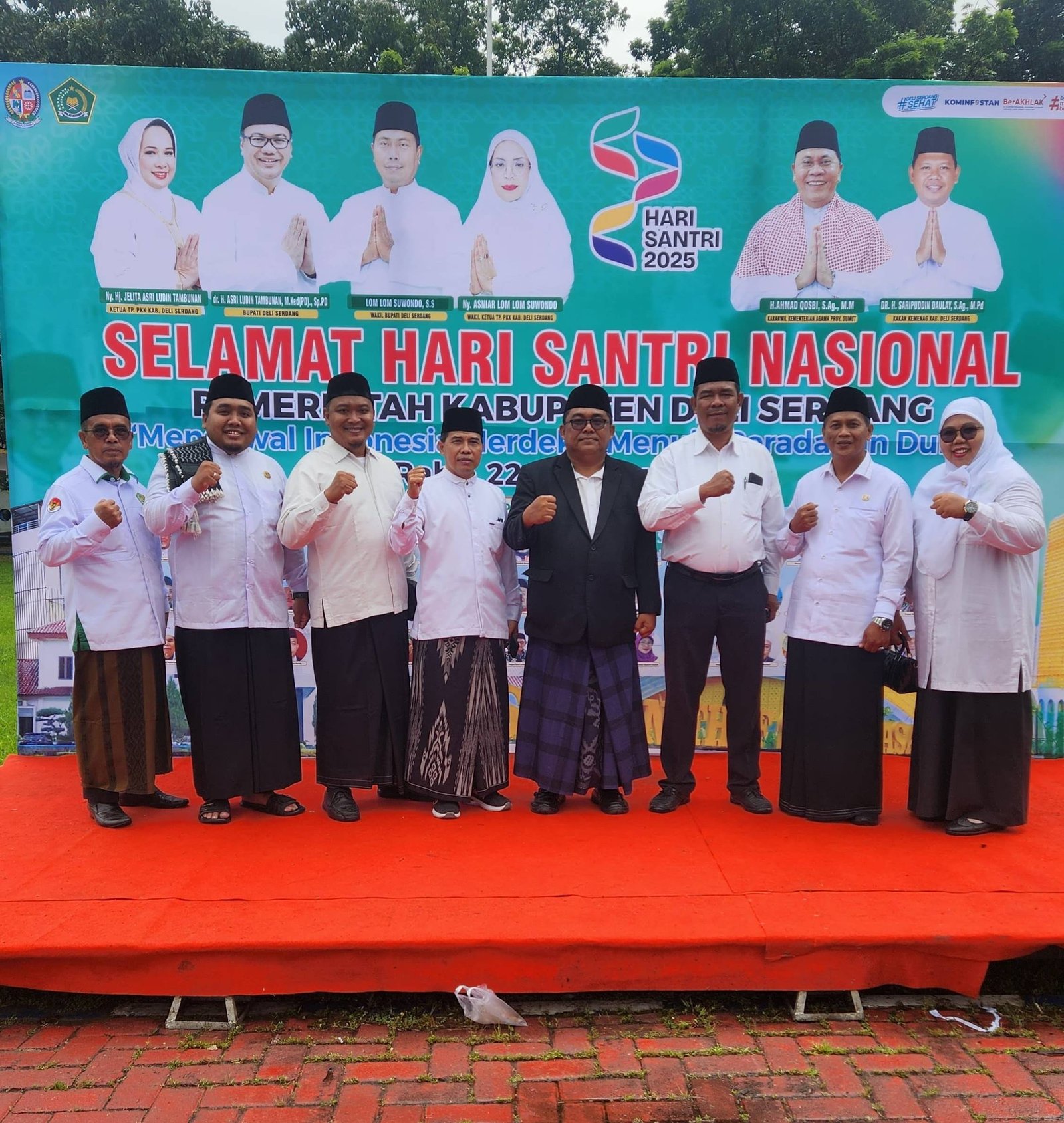 KUA STM Hilir Ikuti Peringatan Hari Santri Nasional 2025 di Deli Serdang