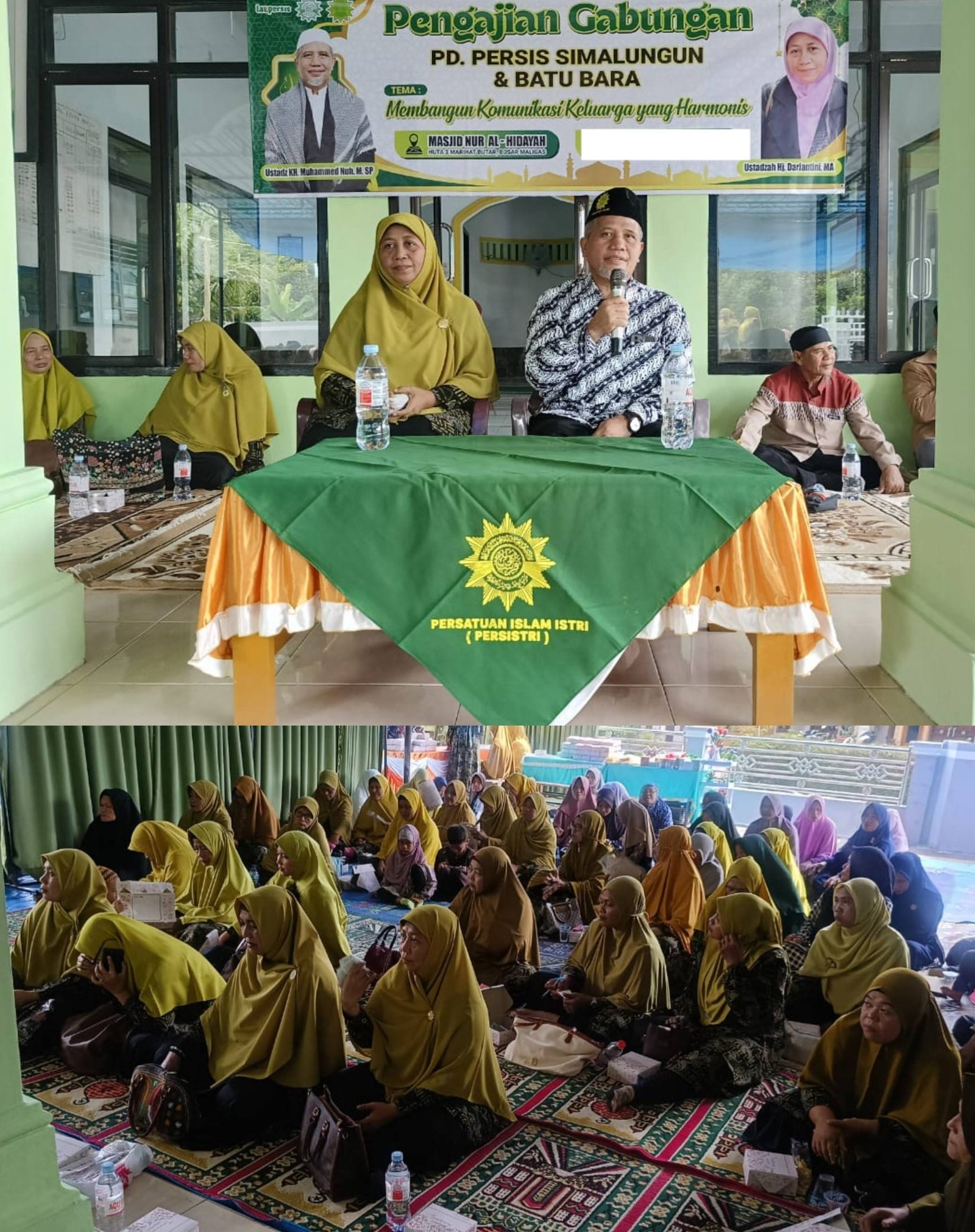 Staf KUA Bosar Maligas Hadiri Pengajian Gabungan PD Persis/Persistri di Marihat Butar