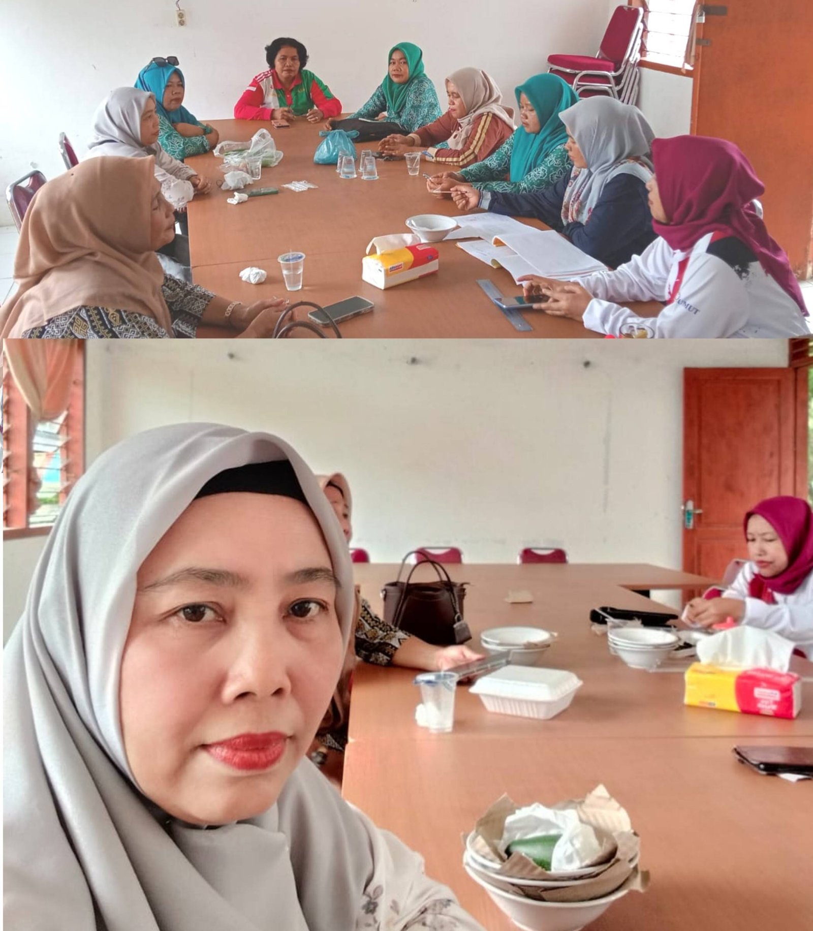 Wujudkan Sinergi Lintas Sektor, Staf KUA Bosar Maligas Hadiri Arisan PKK di Kantor Camat