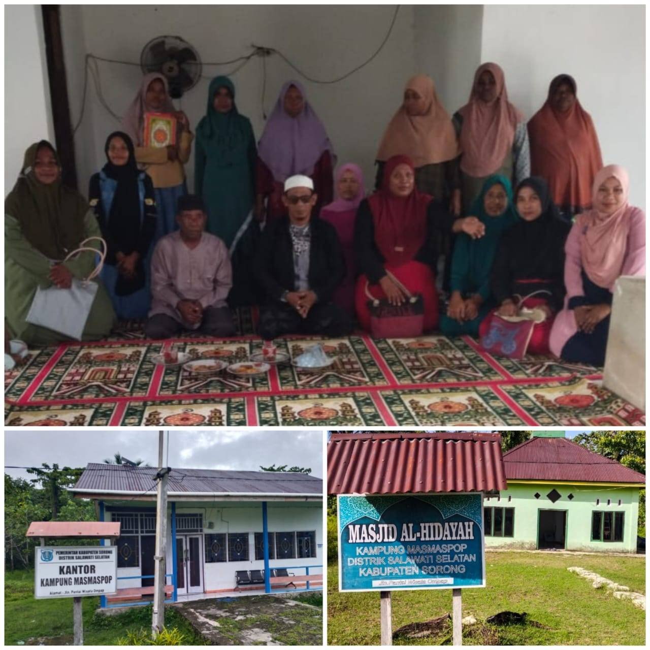 Kepala KUA Salawati Selatan Mengisi Pengajian di Majelis Taklim Kampung Masmaspop