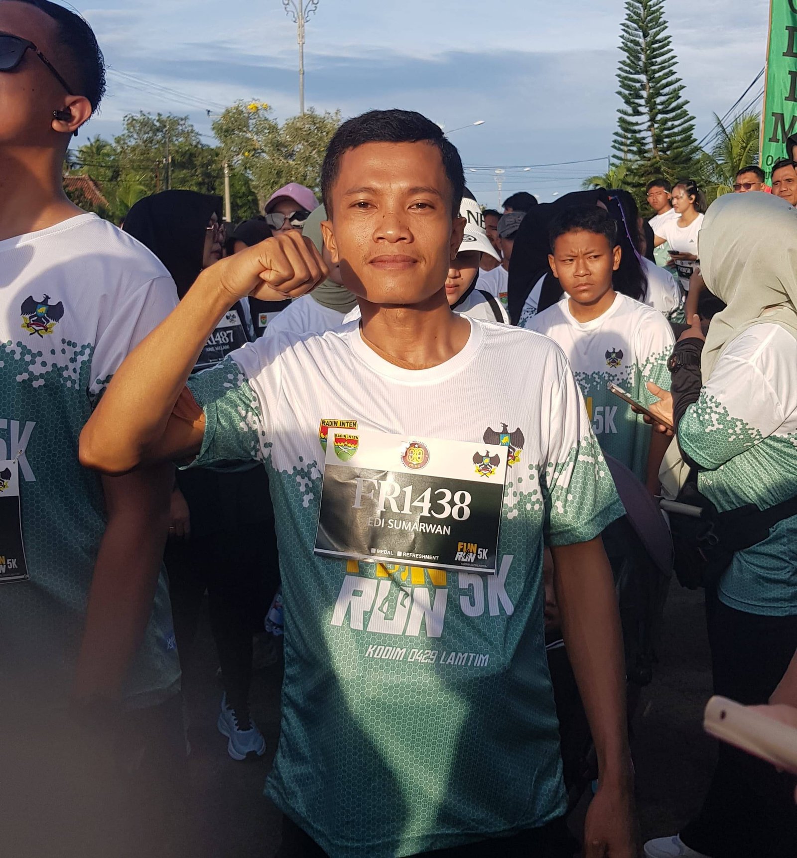 KUA Sekampung Udik Kirim Atlet Ikuti Fun Run 5K HUT TNI ke-80 di Lampung Timur