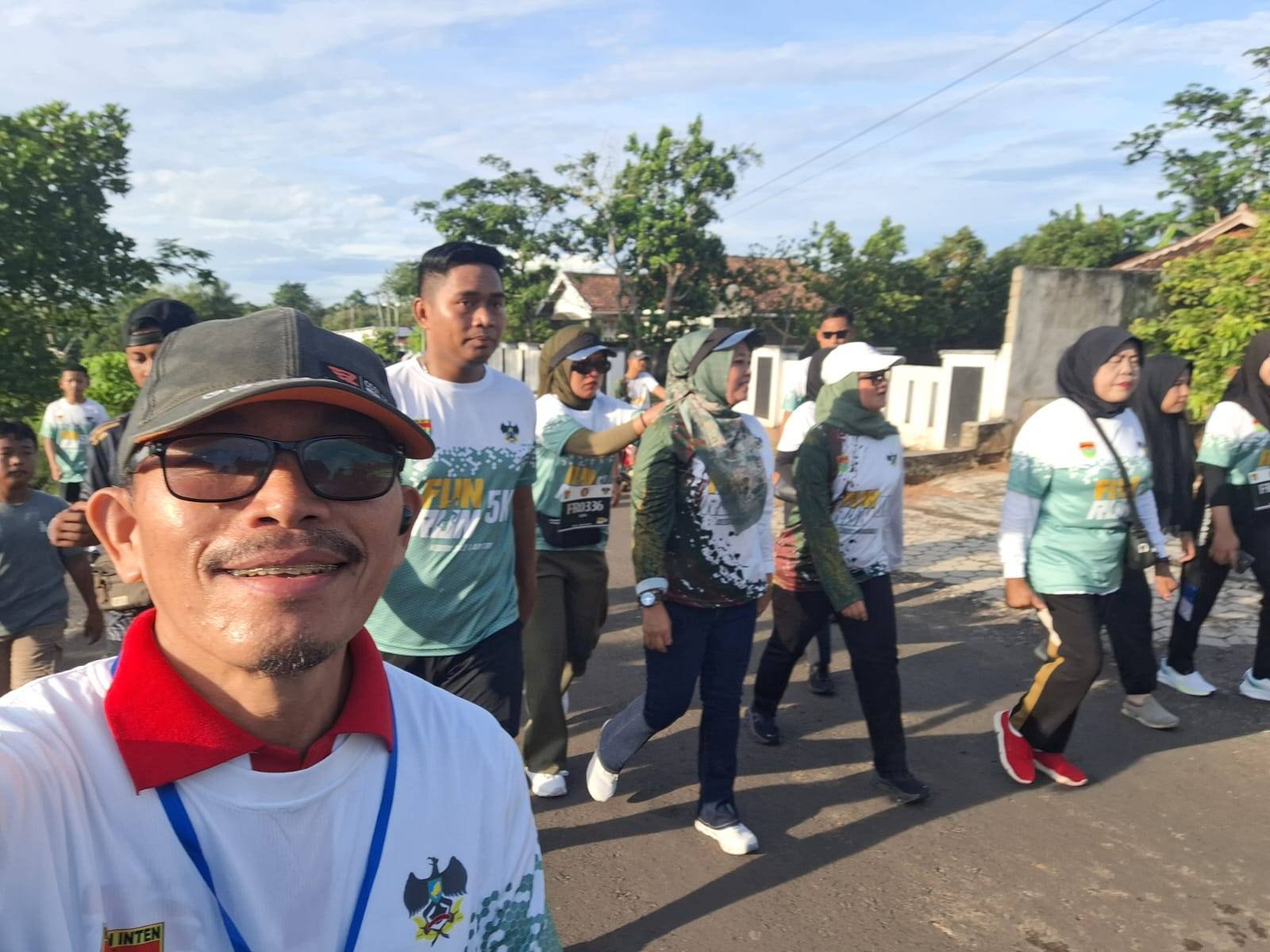 Kepala KUA Metro Kibang Ikut Meriahkan Fun Run 5K HUT TNI ke-80