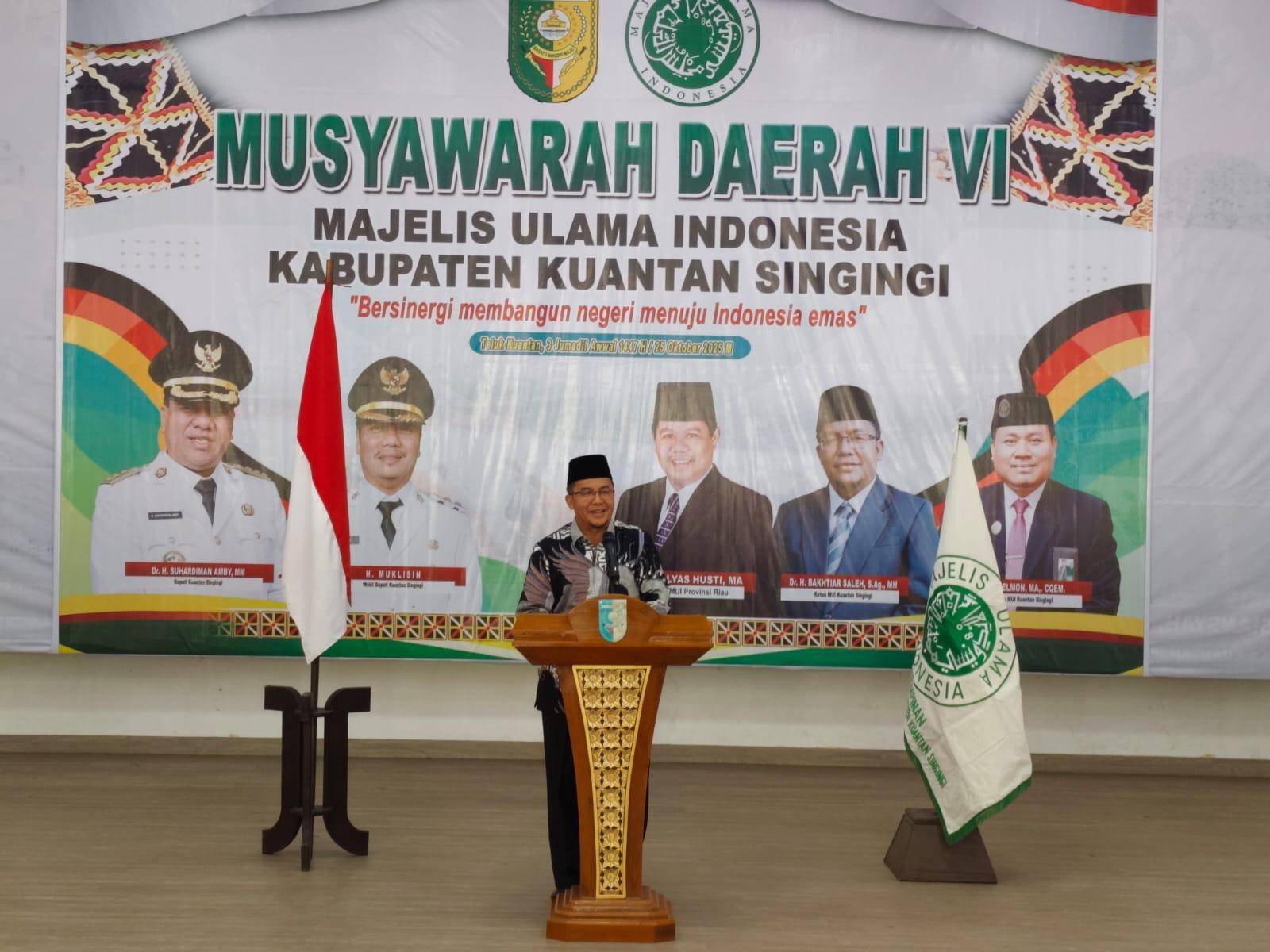 Kepala KUA Kuantan Tengah Terpilih sebagai Ketua Bidang Perlengkapan pada Musyda VI MUI Kuansing