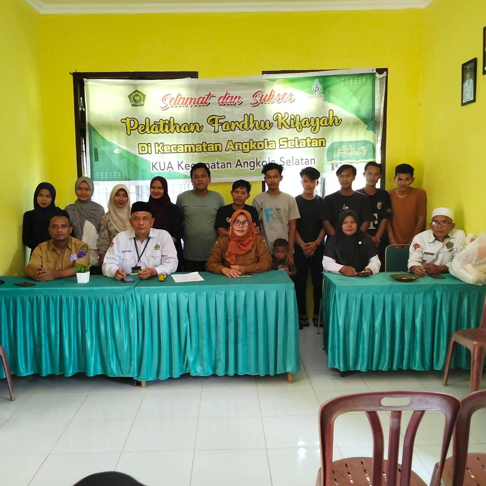 KUA Angkola Selatan Bersama Kelurahan Simarpinggan Laksanakan Pelatihan Fardhu Kifayah