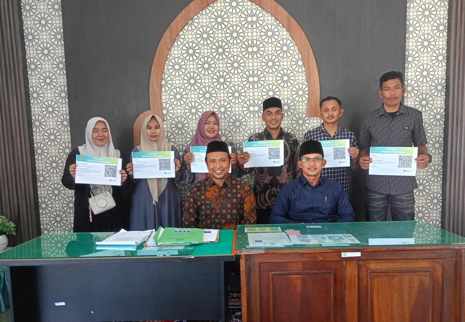 Ketua MS Blangpidie Isi Materi BIMWIN KUA Kuala Batee