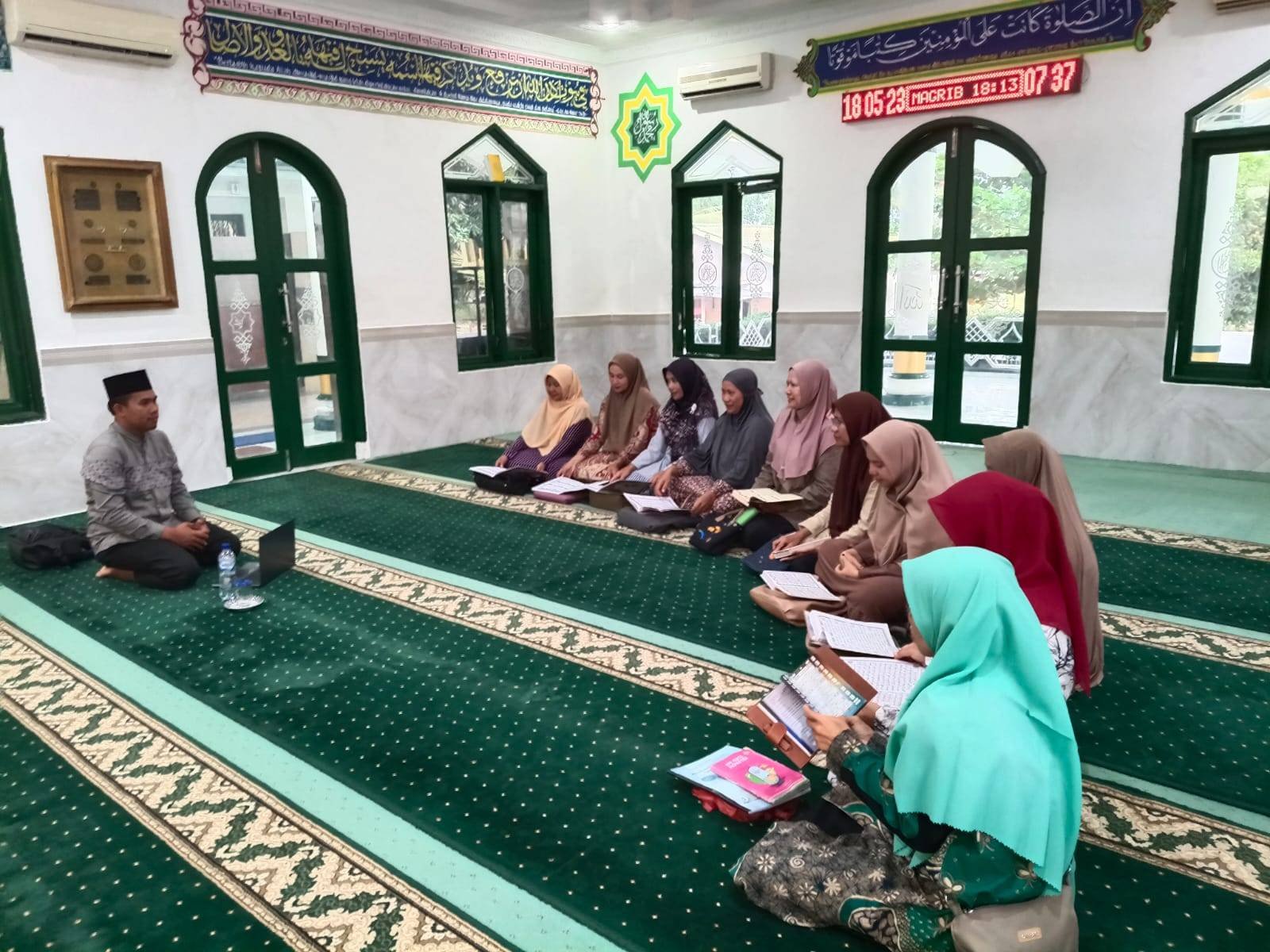 PAI KUA Bosar Maligas Gelar Pengajian Literasi Al-Qur’an di Lingkungan Maligas A