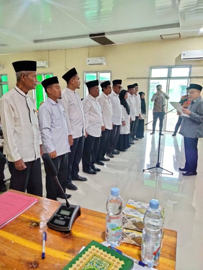PAI KUA Binjai Timur Dilantik Jadi Pengurus BWI Kota Binjai Masa Bakti 2024–2027
