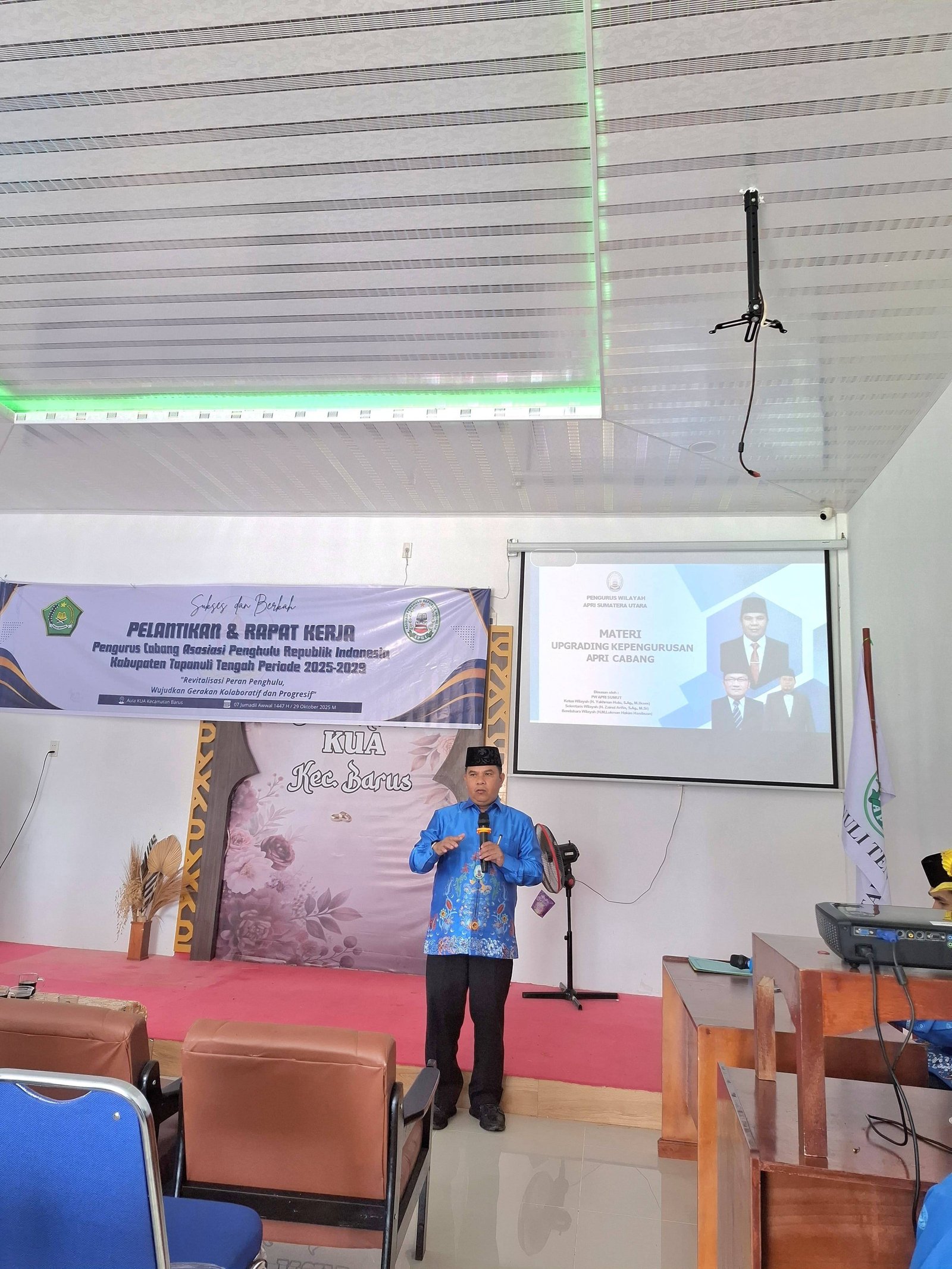 Ketua PW APRI Sumut Beri Penajaman Tugas dan AD/ART Lewat Upgrading PC APRI Tapteng