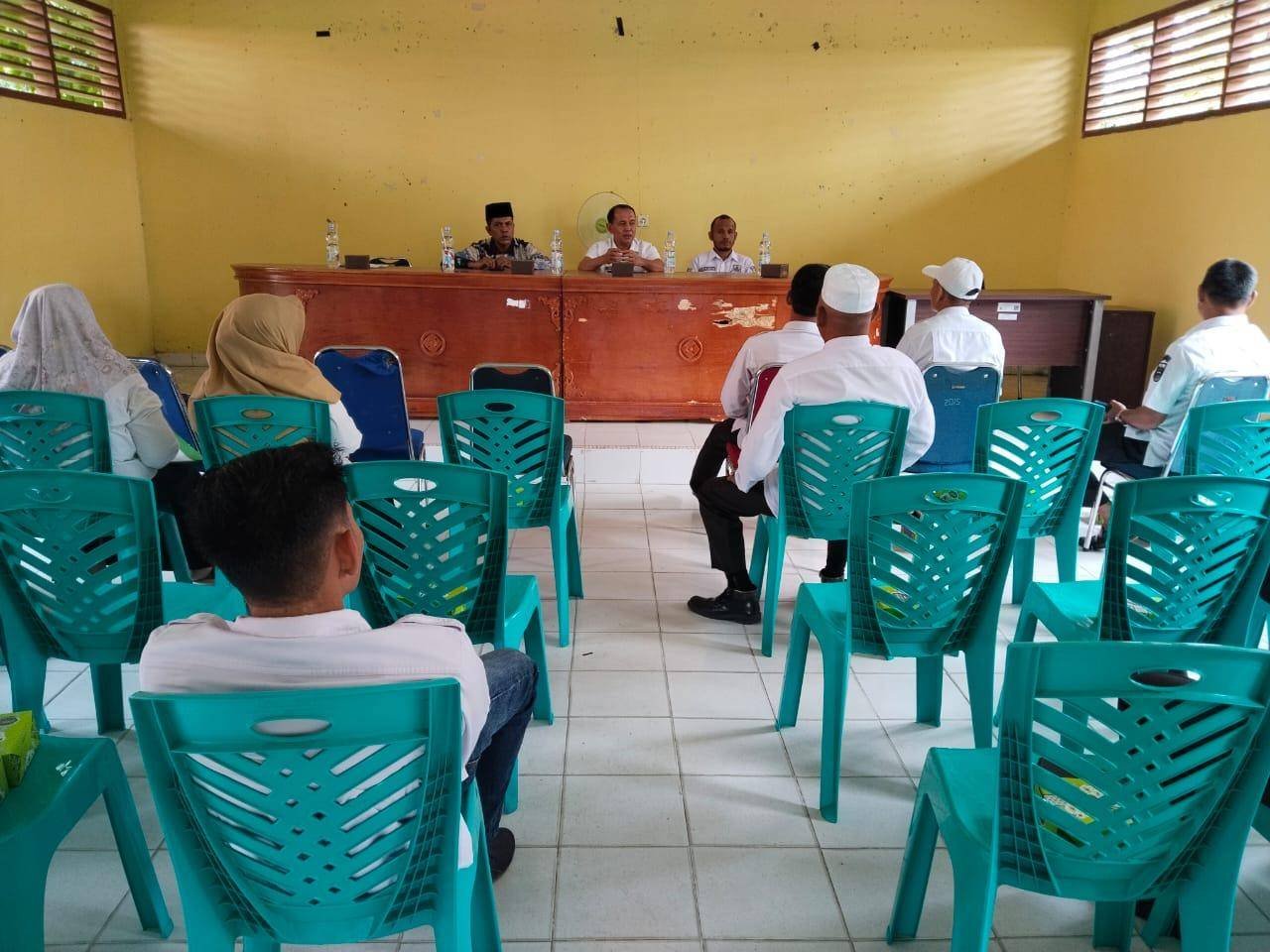 Menjelang MTQ Tingkat Kabupaten Rohul, Camat dan KUA Bangun Purba Gelar Rapat Koordinasi  