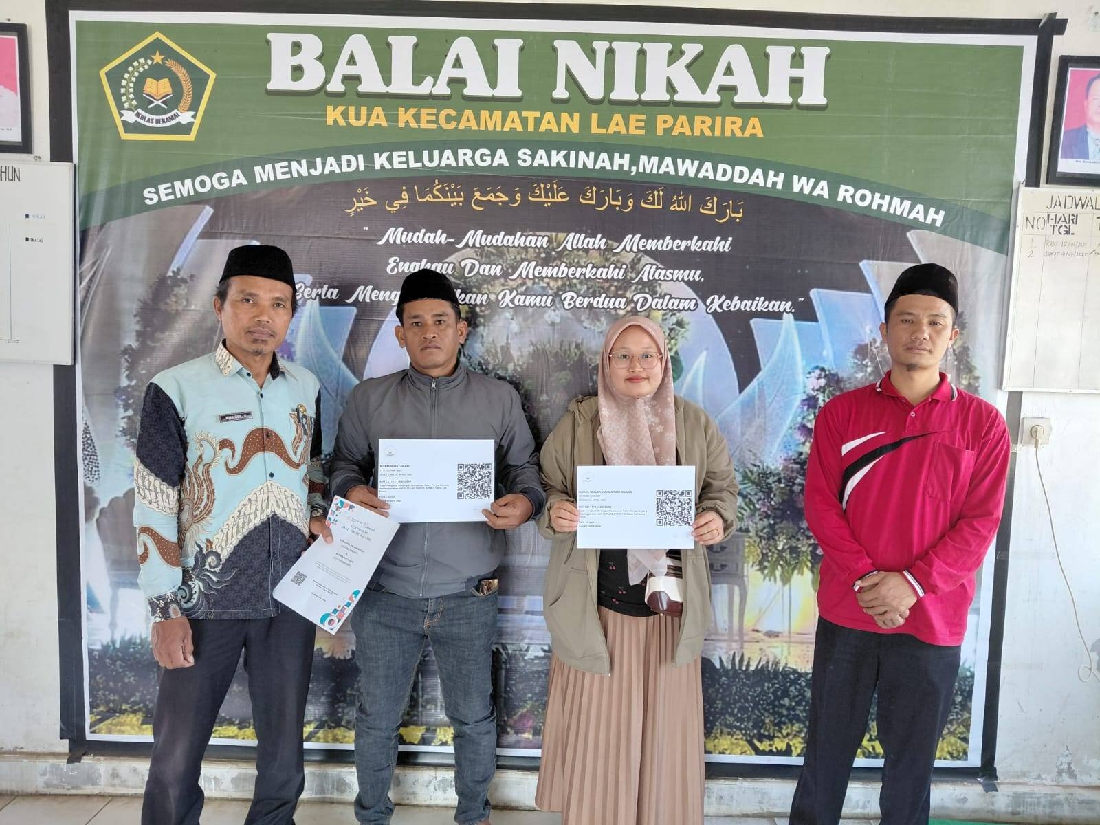 KUA Lae Parira Sukses Gelar Bimwin, Calon Pengantin Siap Arungi Bahtera Rumah Tangga