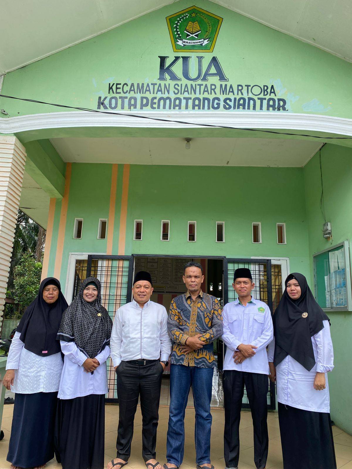 Ka. KUA Martoba Terima Kunjungan Ketua LPTQ Kec. Siantar Martoba